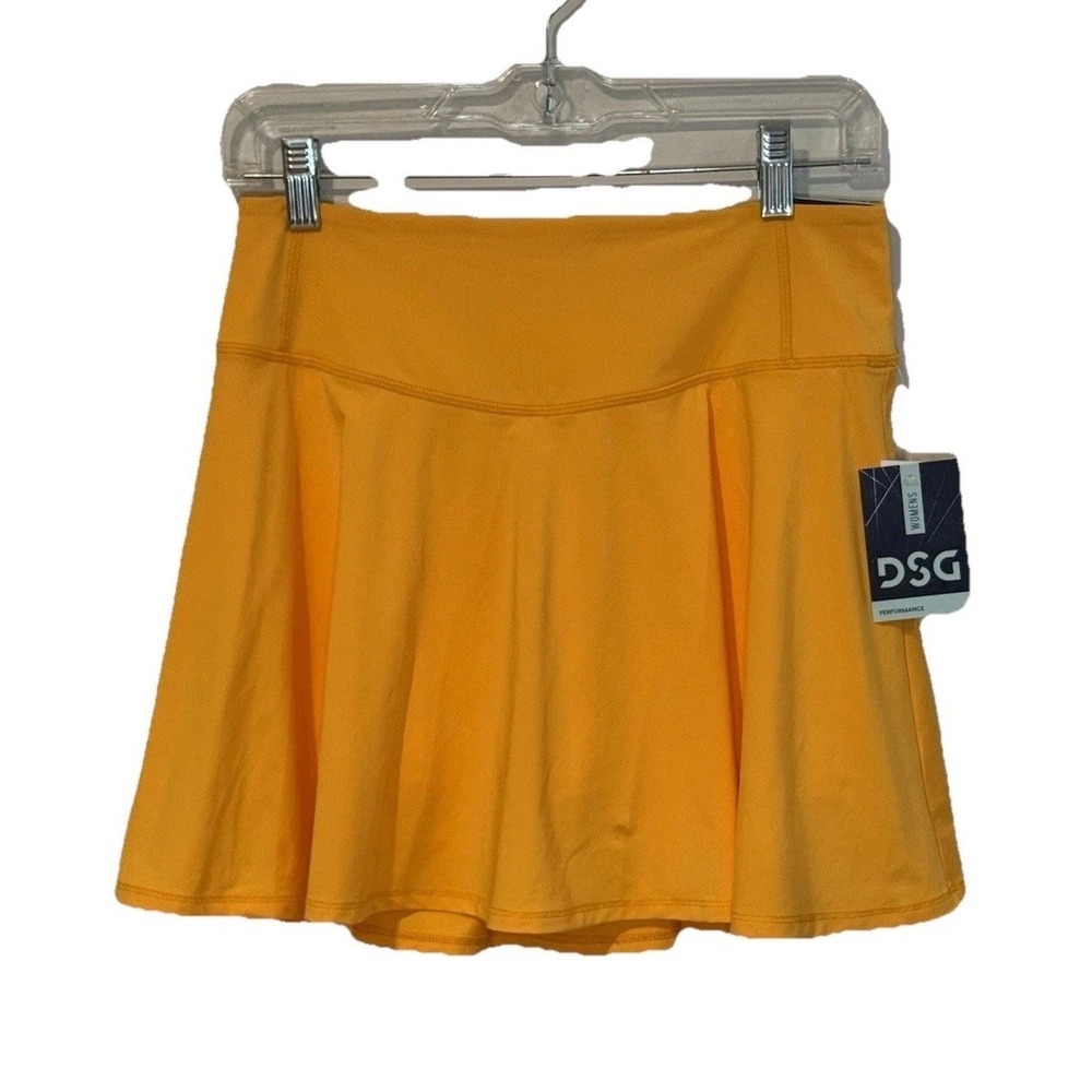 NWT DSG‎ Mid-Rise Performance Skort Orange Tangerine Women's Sz SM Tennis Pickle